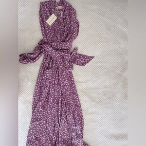 NWT Purple Floral Maxi Dress by Natalie Martin